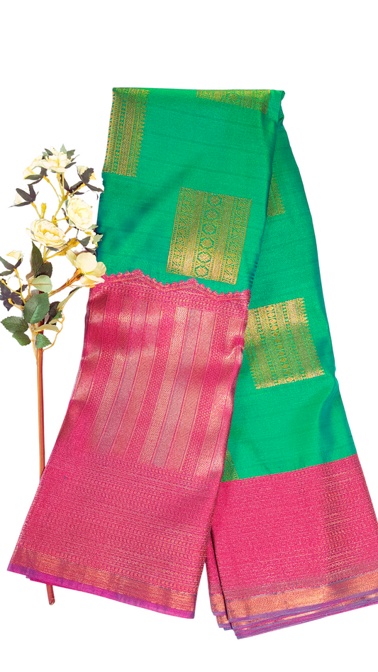 Green | Soft Silk Saree