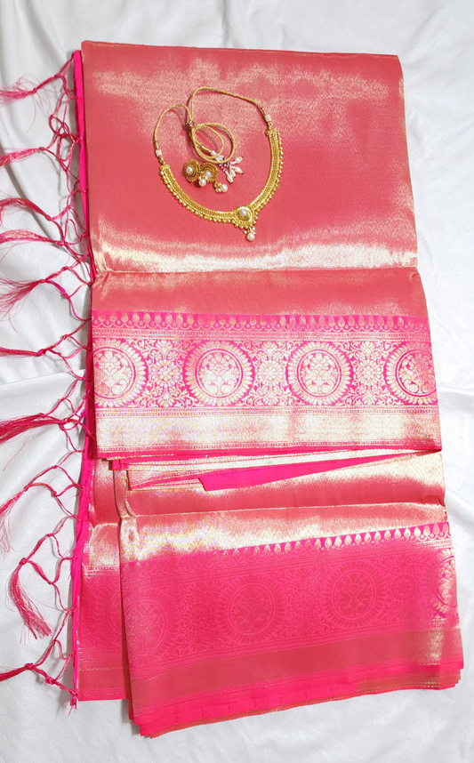 Pink | Kanjivaram Silk Saree