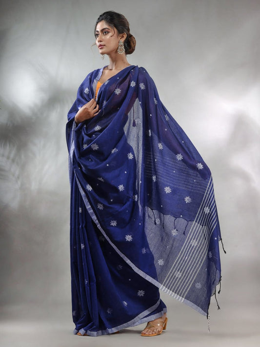 Violet | Cotton Handloom Saree