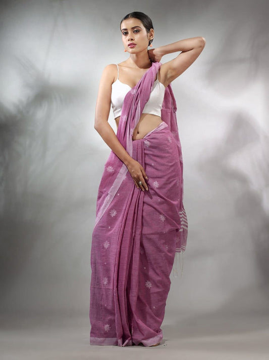 Mauve | Cotton Handloom Saree