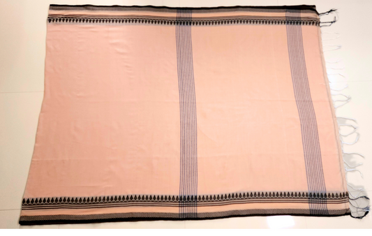 Peach | Cotton Handloom Saree